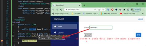 blazor bind pass something not the value.
